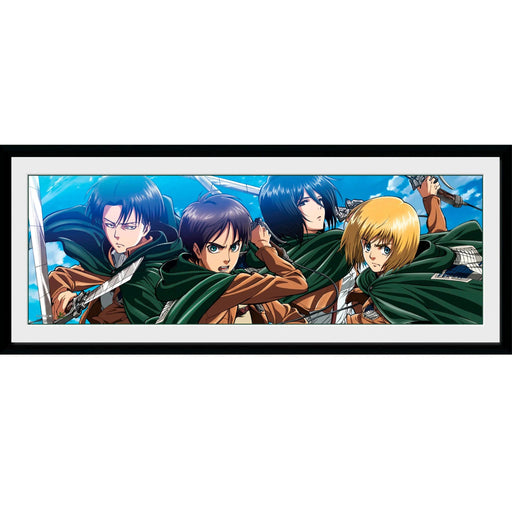 Attack on Titan - Scouts Framed Poster (12" x 30") - ABYstyle