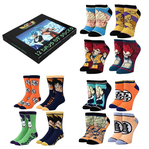 Dragon Ball Z - Broly 12 Days of Socks Box Set - Bioworld