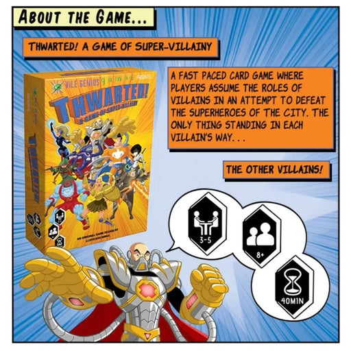 Thwarted! - A Game of Super Villainy - Card Game