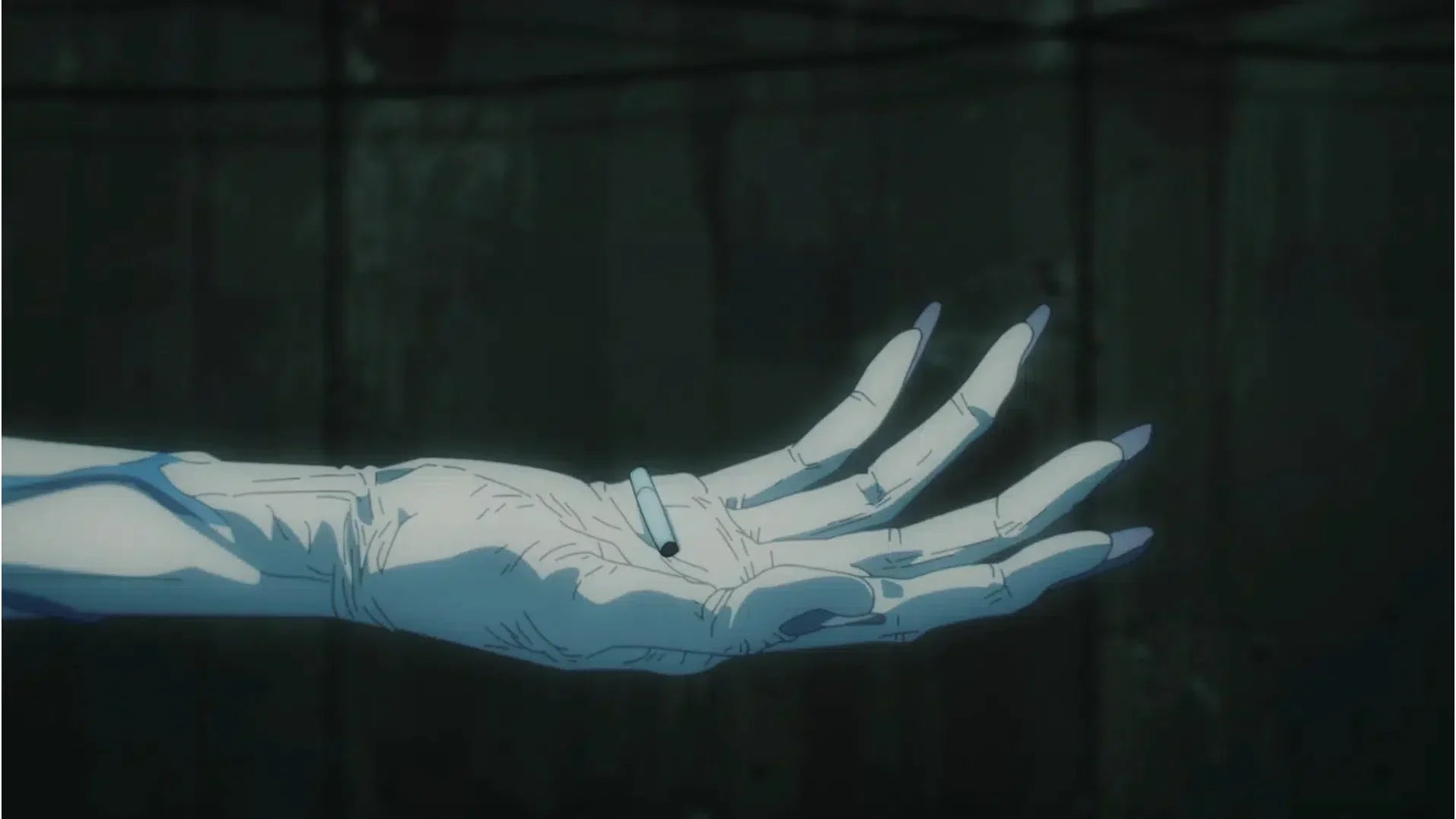 Chainsaw Man Ghost Devil Giving Aki a Cigarette