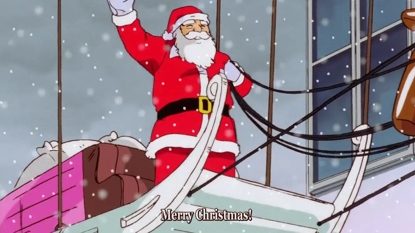 Sailor Moon Santa Wishing Merry Christmas