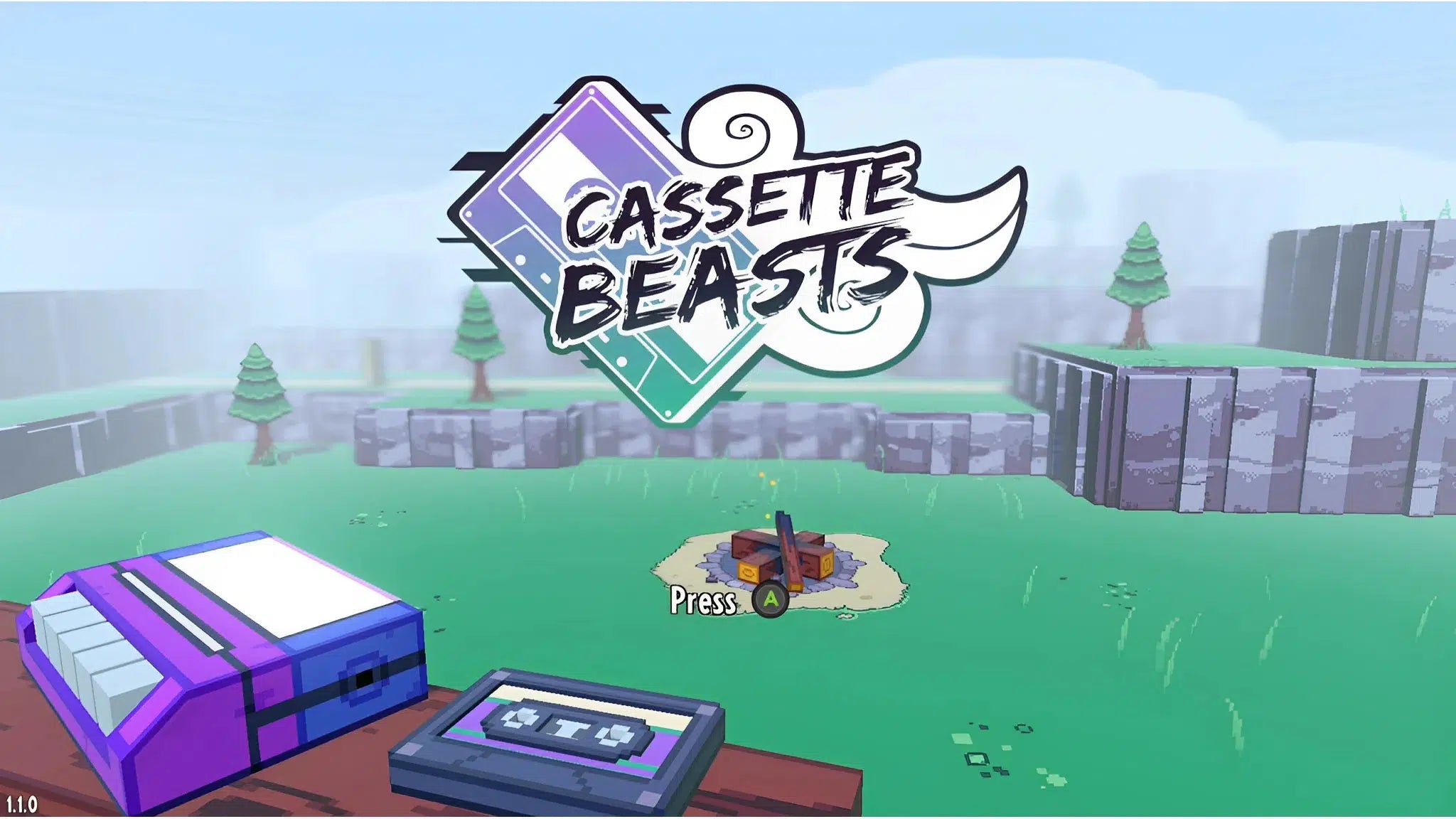 Cassette Beasts Start Screen