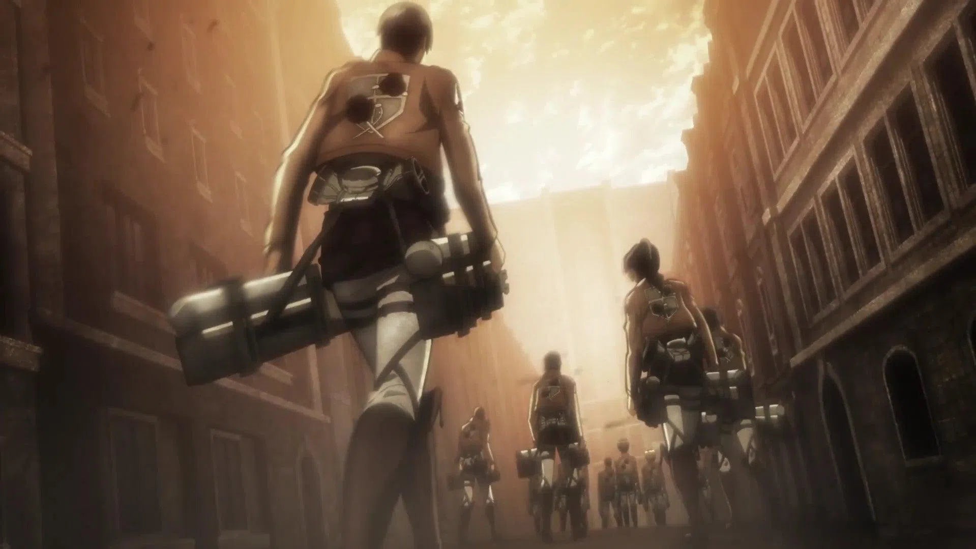 Attack On Titan Garrison Regiment Walking