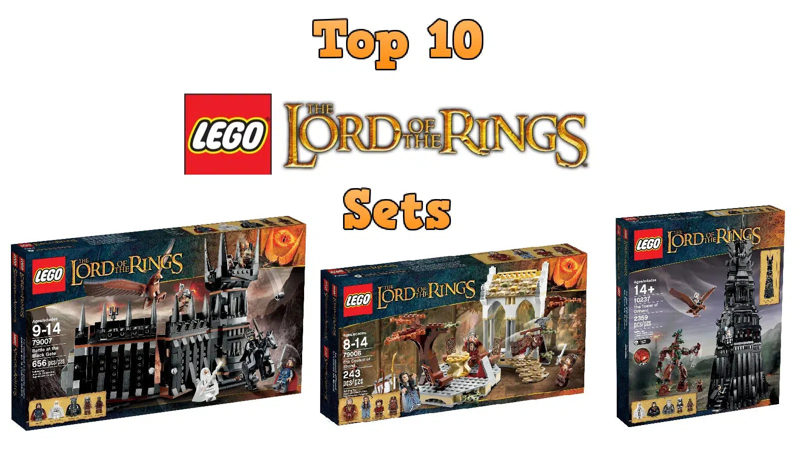 LEGO The Lord of the Rings Top 10 Best Sets (Ranked)