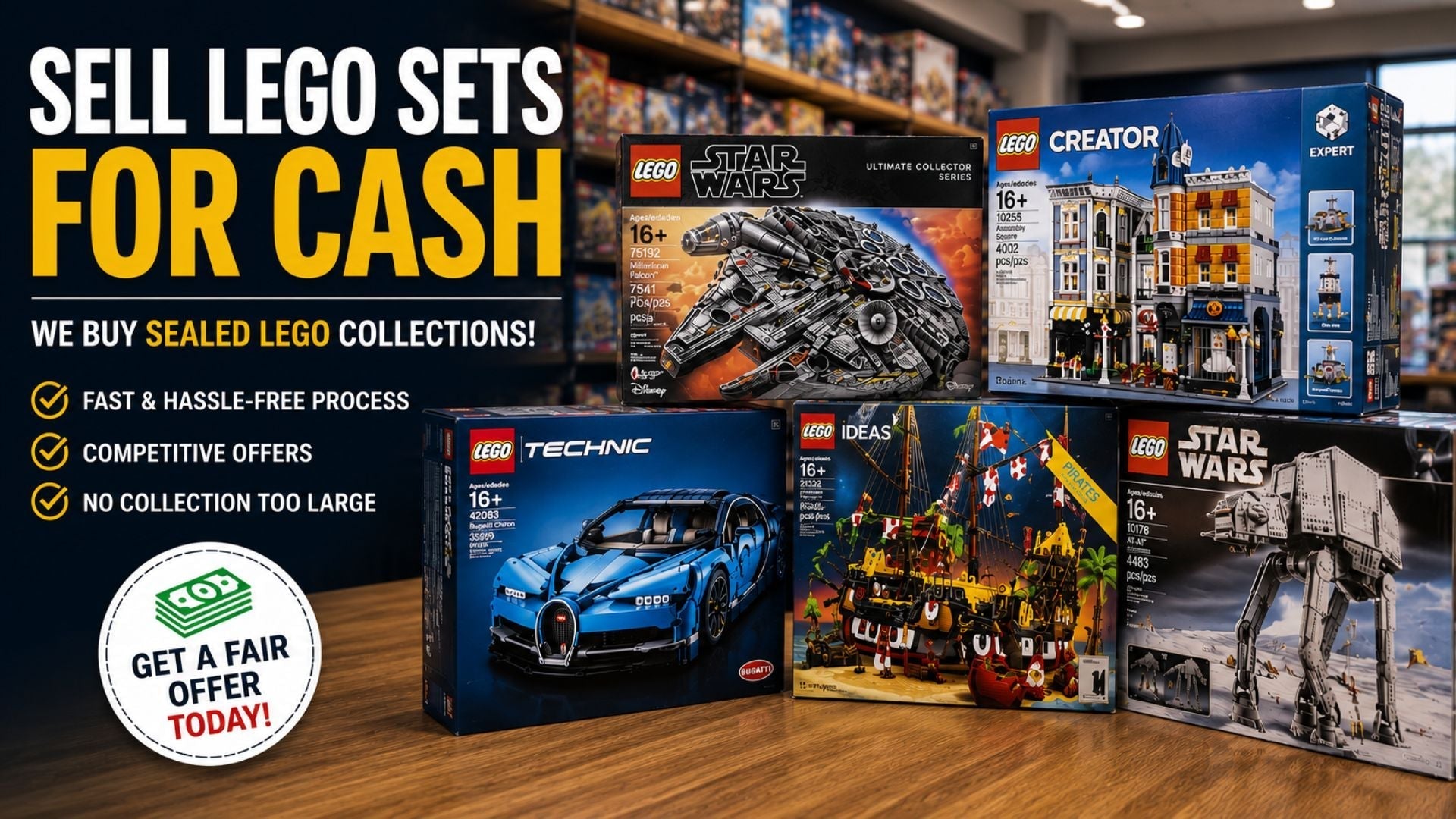 Looking to Sell LEGO Sets? Here's How We Buy Sealed LEGO Collections
