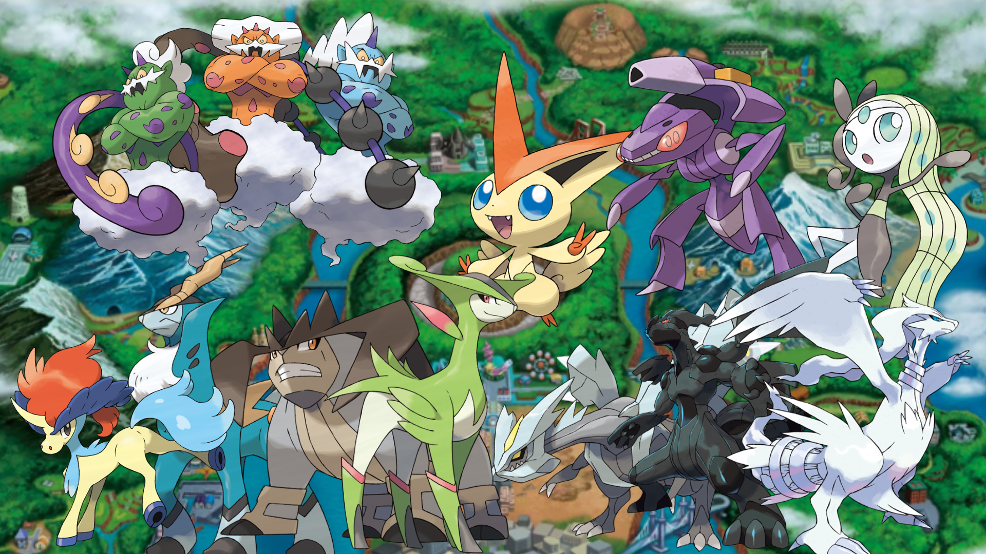 Unova Legendary Pokemon Banner