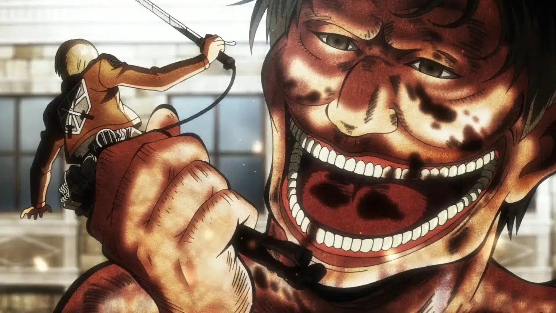 Attack On Titan Titan Eating A Human