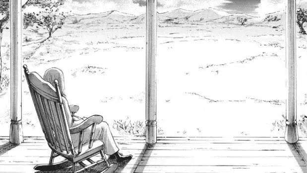 Attack On Titan Historia Sitting on Porch Manga