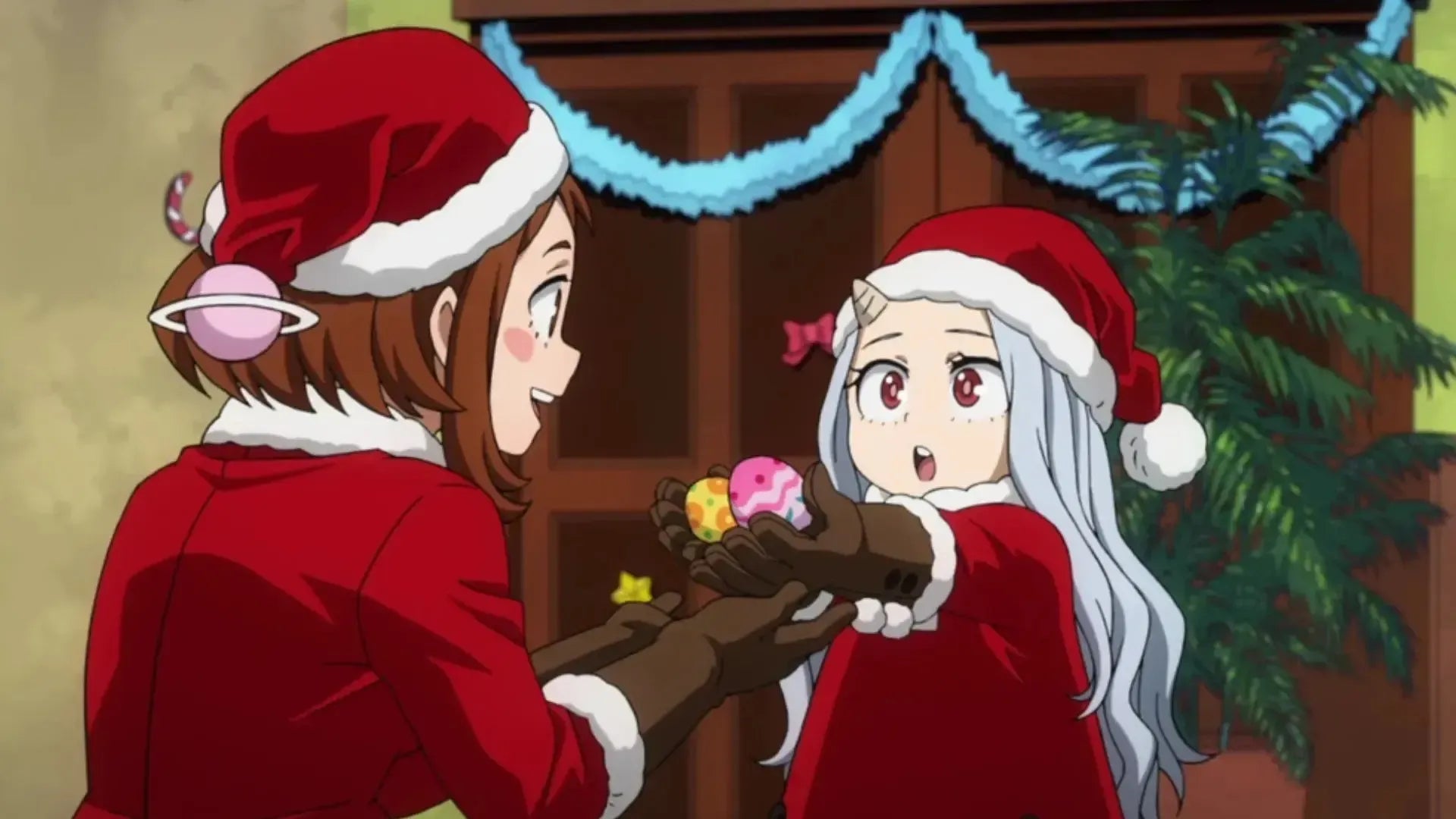 My Hero Academia Eri Claus Gives Ochaco Eggs