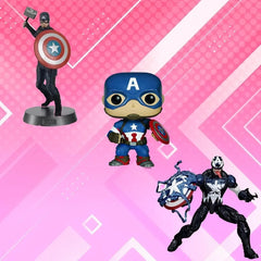Marvel Captain America Action Figures & Statues
