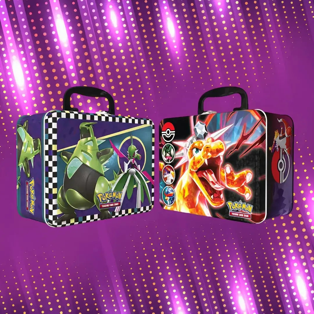 pokemon trading card game lunch box TCG: Collector Chest Spring 2022: Rowlet/Cyndaquil/Oshawott, Multicolor, 210-85020 : Toys & Games you can include these cards for some extra sparkle Pokmon TCG: Collector Chest (Back-to-School