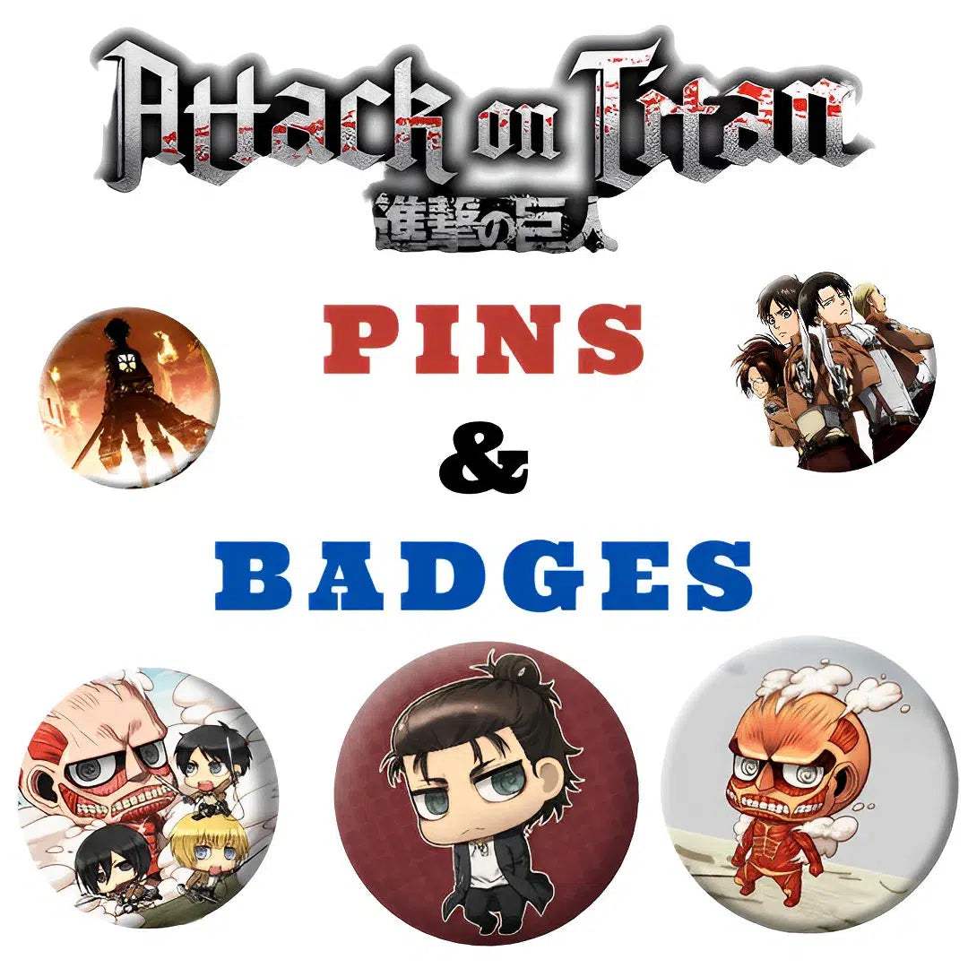 Attack on Titan Pins & Badges