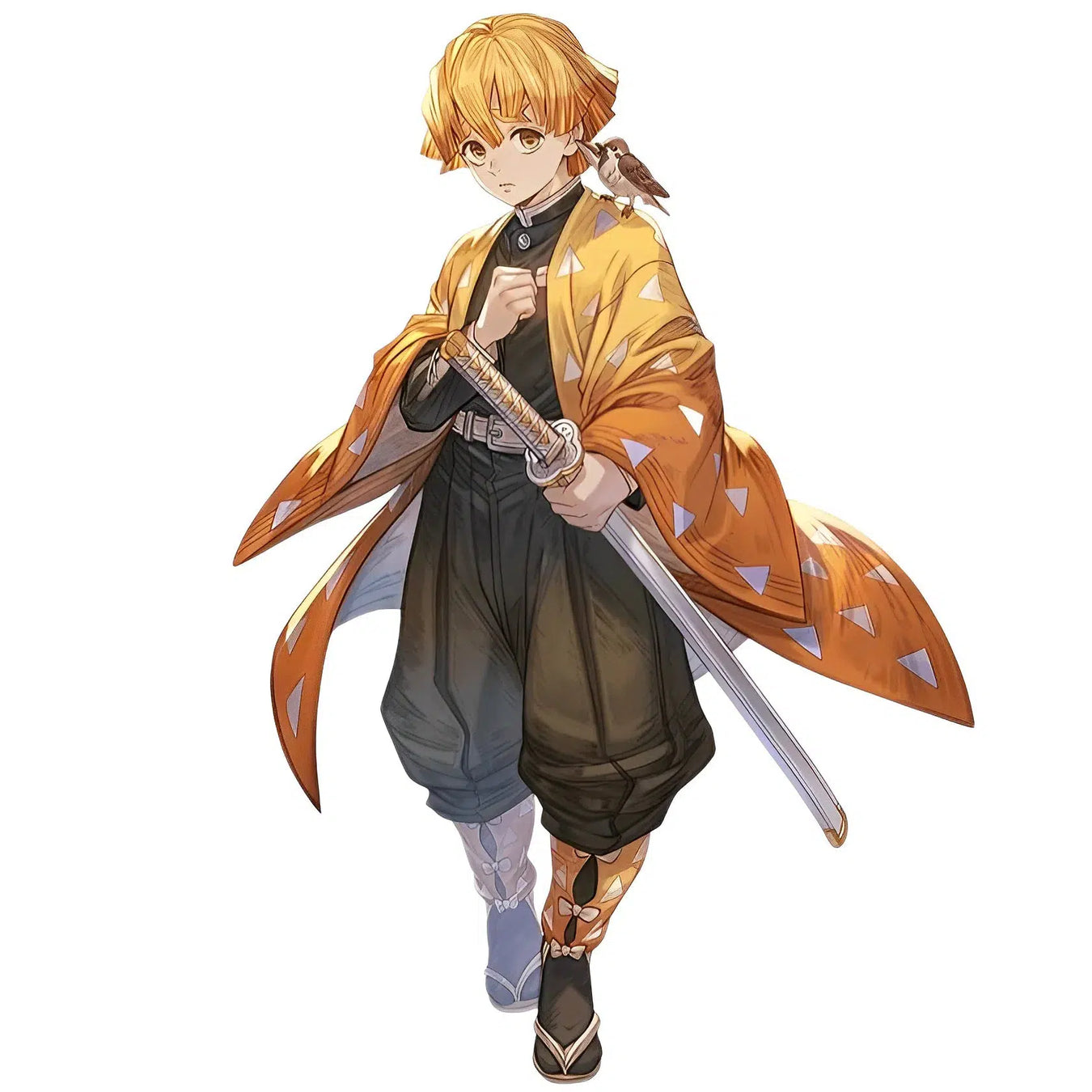 Demon Slayer Zenitsu Agatsuma Figures Statues