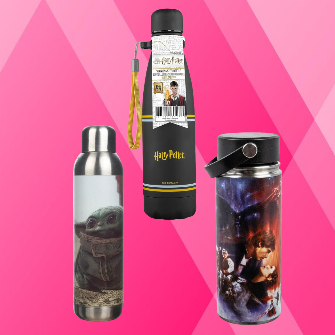 Stainless Steel Movie Themed Water Bottles