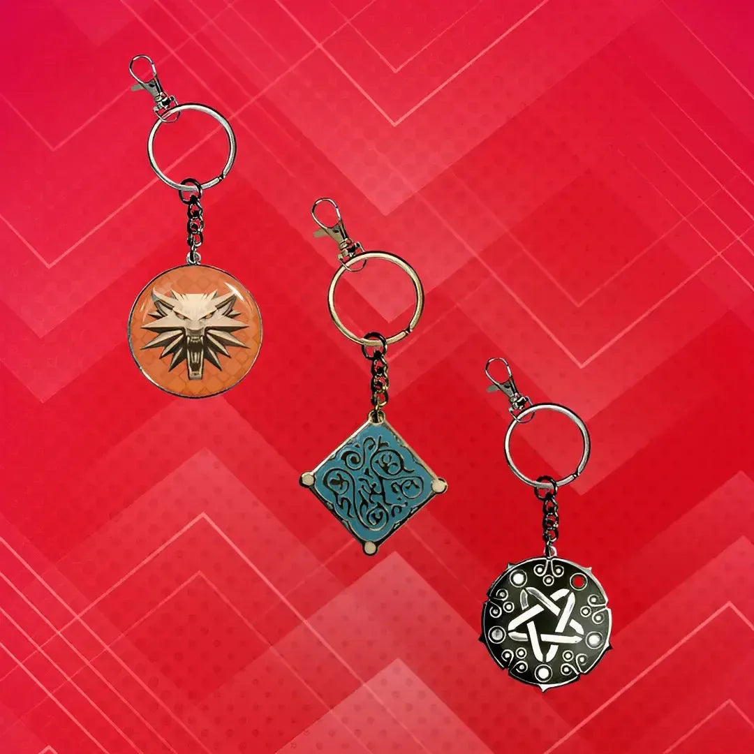 The Witcher 3 Wild Hunt Keychains