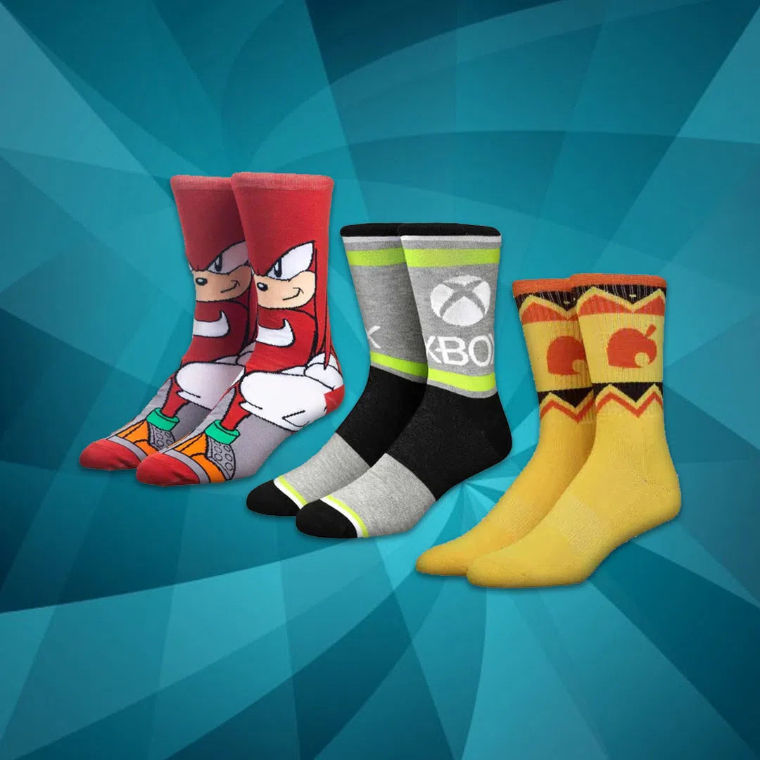 Game Socks Box – 2 Paia Di Calzini Per Appassionati Di Console E Giochi Retrò – Uomo E Donna