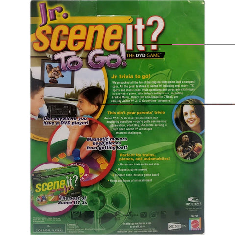 Scene It? Jr. To Go! - Trivia Movies Board Game for Family, Adults, and Children (2+ Players, Ages 8+) - Mattel Games - Image 2