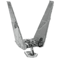 Star Wars - Unpainted Kylo Ren's Command Shuttle Figure Model Kit (Steel, Cha...- Image 4