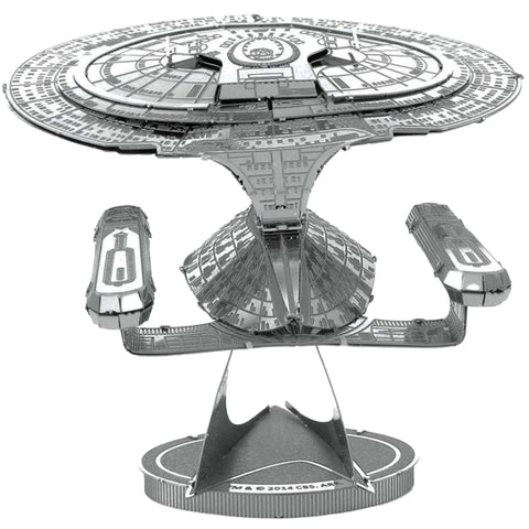 Star Trek: The Next Generation - Unpainted USS Enterprise NCC-1701-D Ship Figure Model Kit (Steel, Moderate Difficulty) - Fascinations - Metal Earth Series - Image 6