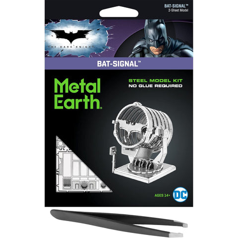 DC Comics [Batman: The Dark Knight] - Bat Signal Figure Model Kit (Steel, Challenging Difficulty) - Fascinations - Metal Earth Series - Image 1
