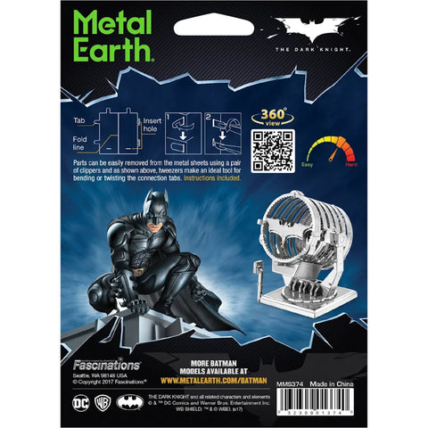 DC Comics [Batman: The Dark Knight] - Bat Signal Figure Model Kit (Steel, Challenging Difficulty) - Fascinations - Metal Earth Series - Image 3