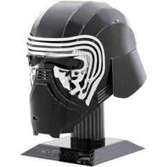 Star Wars - Kylo Ren Helmet Figure Model Kit (Steel, Moderate Difficulty) - Fascinations - Metal Earth Series