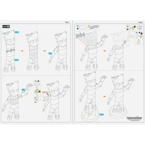 Marvel [Avengers: The Infinity Saga] - Groot Figure Model Kit (Steel, Moderate Difficulty) - Fascinations - Metal Earth Series - Image 11