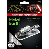 Star Wars - First Order Treadspeeder Figure Model Kit (Steel, Challenging Difficulty) - Fascinations - Metal Earth Series