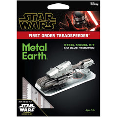 Star Wars - First Order Treadspeeder Figure Model Kit (Steel, Challenging Difficulty) - Fascinations - Metal Earth Series