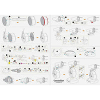 Star Wars - D-O Figure Model Kit (Steel, Easy Difficulty) - Fascinations - Me...- Image 8