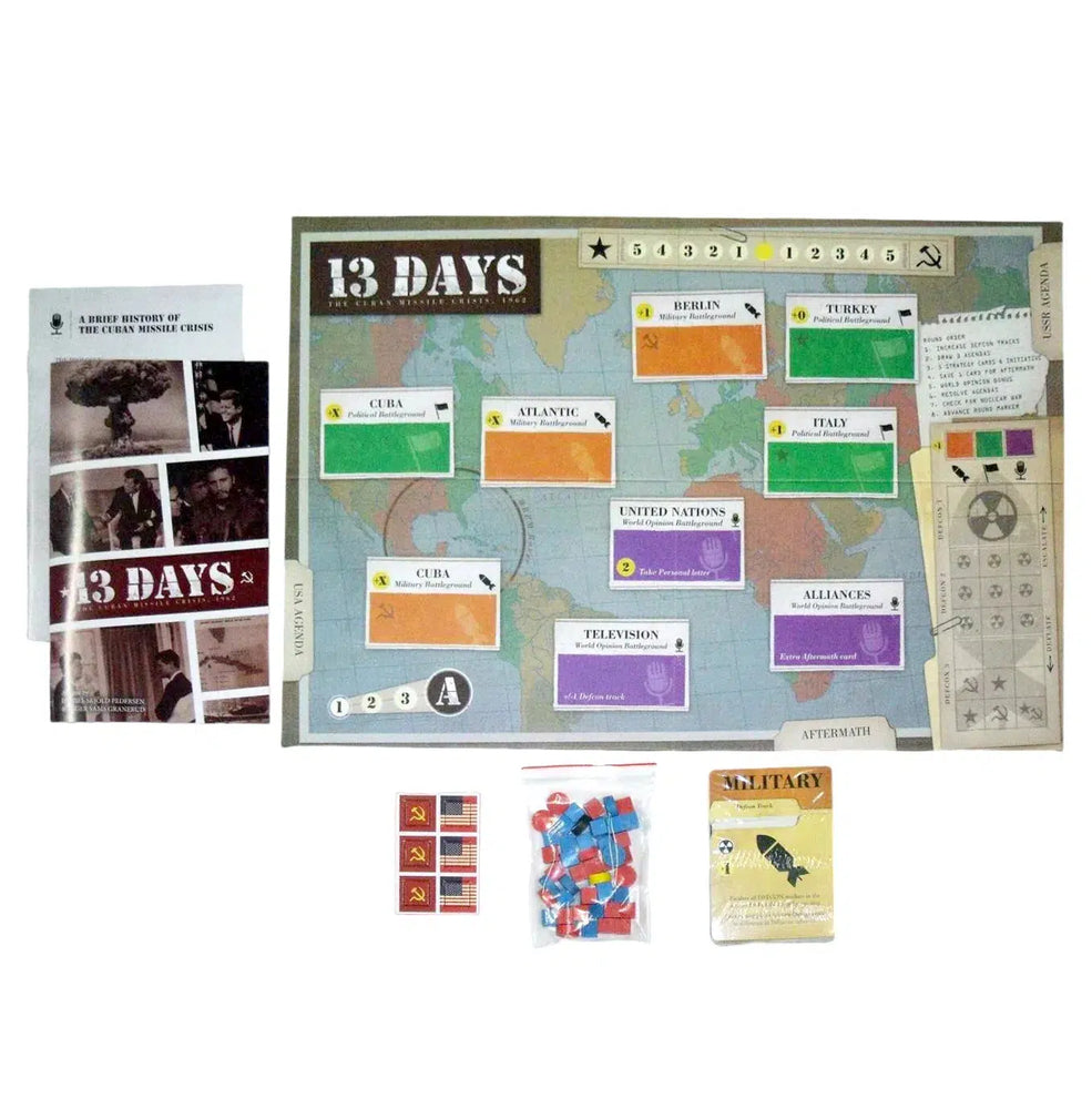 13 Days: The Cuban Missile Crisis, 1962 - Board Game - Jolly Roger Games, Ultra PRO