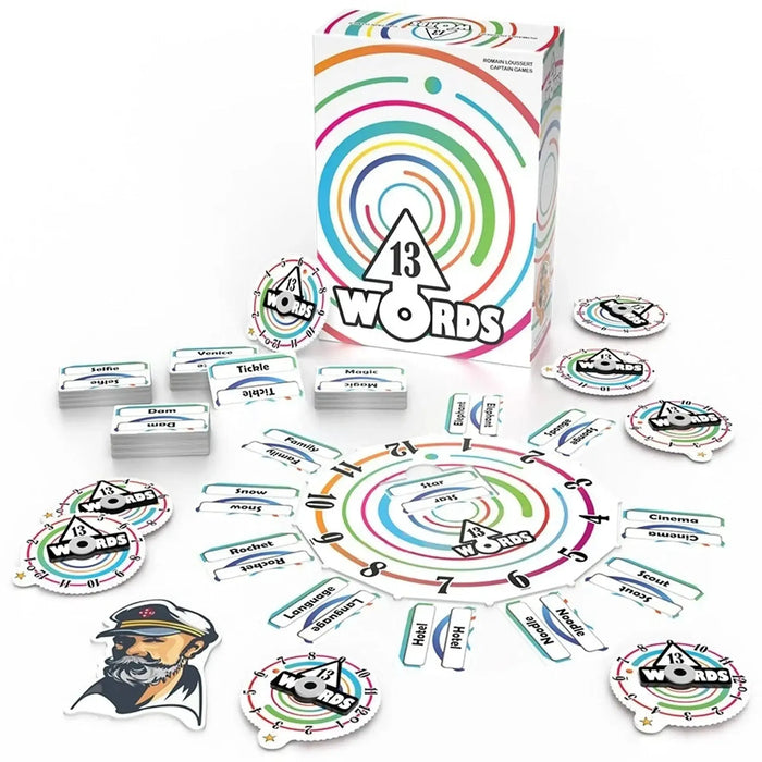 13 Words - Cooperative Word Association Board Game for Family and Adults (2-8 Players, Ages 8+) -...