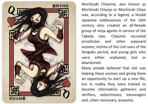 Heroes of Japan - Premium Feudal Japanese Playing Cards - Wonderland Workshop - KardecK Series