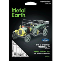 1910 Ford Model T Car Figure Model Kit (1:39 Scale, Steel, Moderate Difficulty) - Fascinations - Metal Earth Series - (2019)
