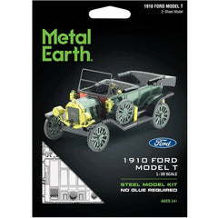 1910 Ford Model T Car Figure Model Kit (1:39 Scale, Steel, Moderate Difficulty) - Fascinations - Metal Earth Series - (2019)