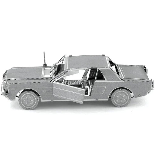 1965 Ford Mustang Car Figure Model Kit (Steel, Moderate Difficulty) - Fascinations - Metal Earth Series