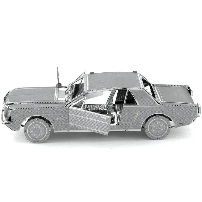 1965 Ford Mustang Car Figure Model Kit (Steel, Moderate Difficulty) - Fascinations - Metal Earth Series
