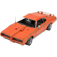 1969 Pontiac GTO Judge Muscle Car Figure Model Kit (1:43 Scale, Steel, Moderate Difficulty) - Fascinations - Metal Earth Series - (2024)
