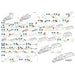 2-6-0 Locomotive Figure Model Kit (Steel, Hard Difficulty) - Fascinations - Metal Earth Series - (2023)