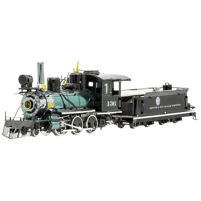 2-6-0 Locomotive Figure Model Kit (Steel, Hard Difficulty) - Fascinations - Metal Earth Series - (2023)
