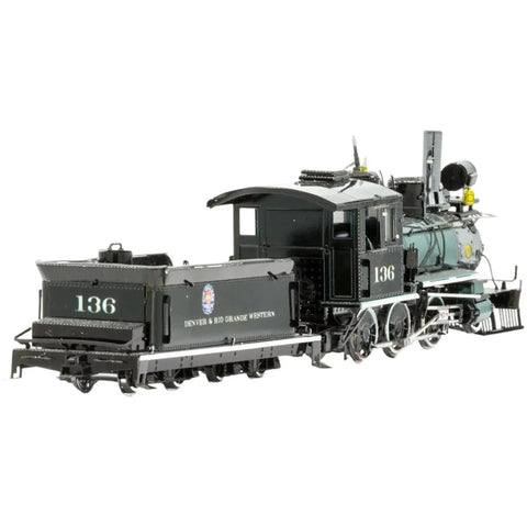 2-6-0 Locomotive Figure Model Kit (Steel, Hard Difficulty) - Fascinations - Metal Earth Series - (2023)
