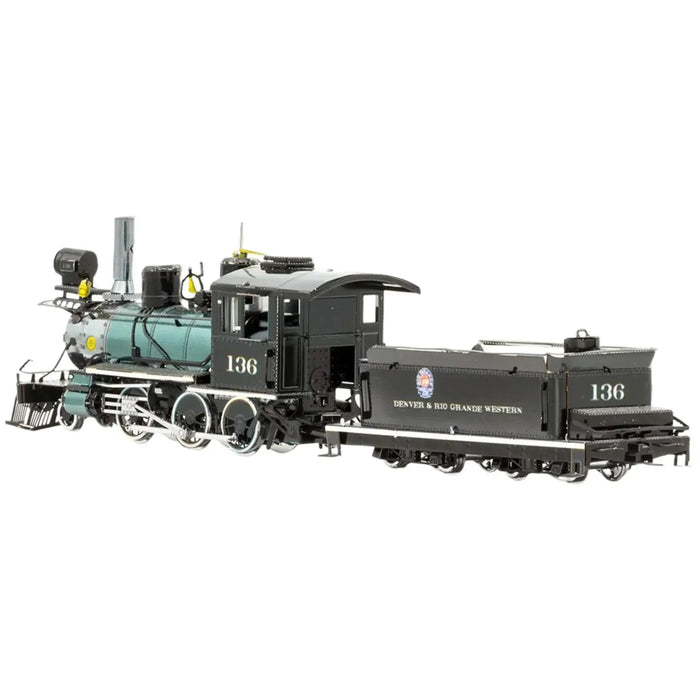 2-6-0 Locomotive Figure Model Kit (Steel, Hard Difficulty) - Fascinations - Metal Earth Series - (2023)