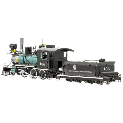 2-6-0 Locomotive Figure Model Kit (Steel, Hard Difficulty) - Fascinations - Metal Earth Series - (2023)