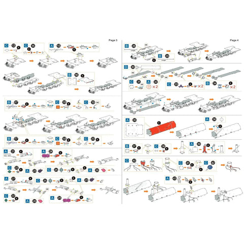 2-6-0 Locomotive Figure Model Kit (Steel, Hard Difficulty) - Fascinations - Metal Earth Series - (2023)