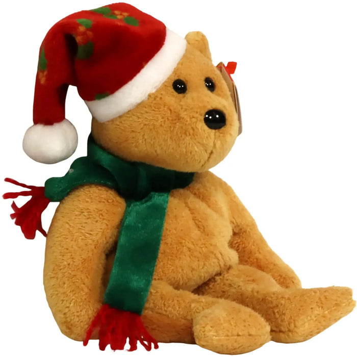 2003 Holiday Teddy the Bear Plush (8.5") - Ty - Original Beanie Babies Series
