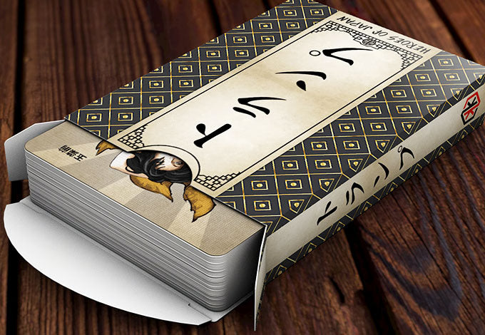 Heroes of Japan - Premium Feudal Japanese Playing Cards - Wonderland Workshop - KardecK Series
