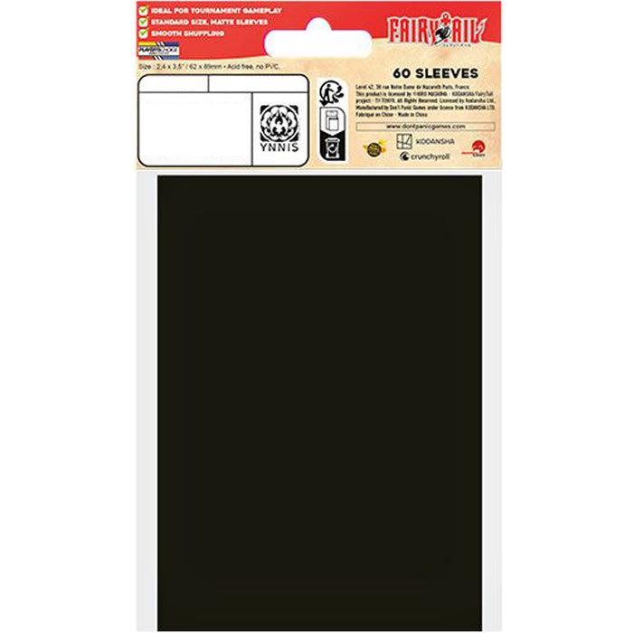 Fairy Tail - Natsu & Happy Standard Protective Card Sleeves (60 Count) - Japanime Games