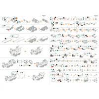 4-4-0 Locomotive Figure Model Kit (Steel, Hard Difficulty) - Fascinations - M...- Image 10