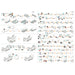 4-4-0 Locomotive Figure Model Kit (Steel, Hard Difficulty) - Fascinations - Metal Earth Series - (2023)