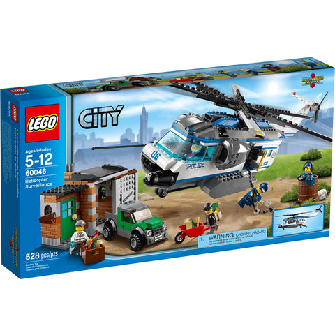 LEGO [City] - Helicopter Surveillance Building Set - Police Series (60046) - Image 1